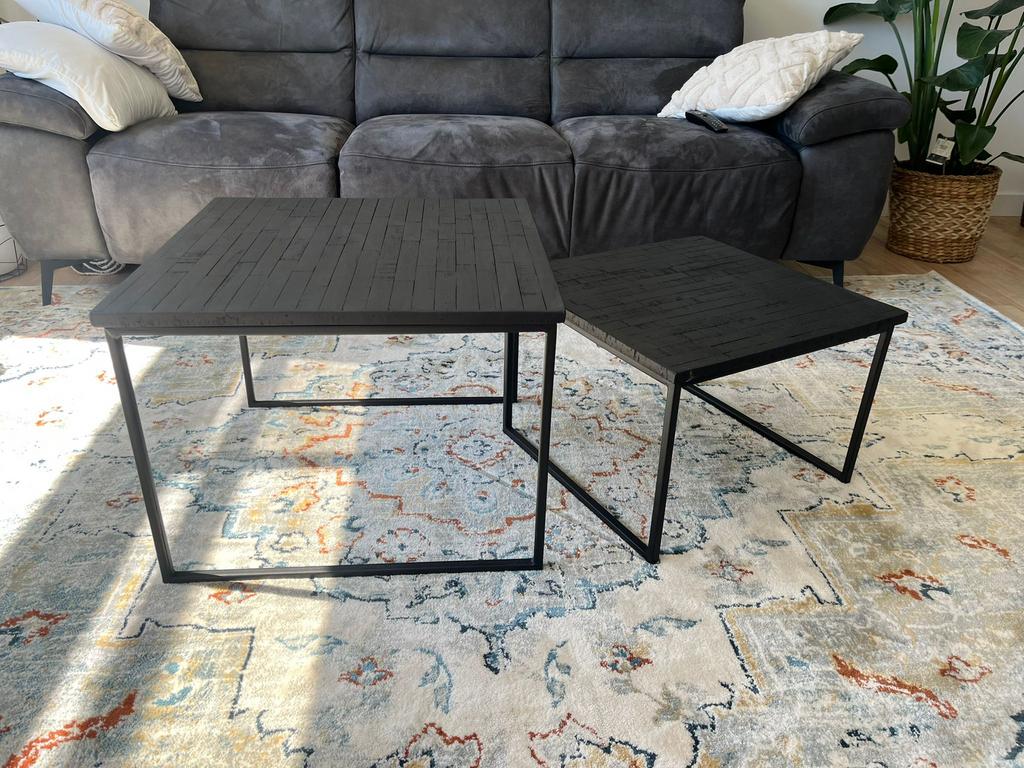 Set van 2 salontafels/bijzettafels en tv-kast/sidetable, Ophalen of Verzenden, Zo goed als nieuw