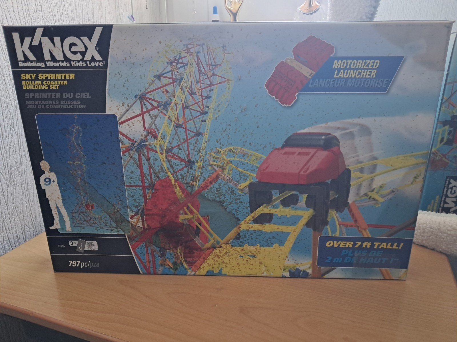 K'NEX Sky Sprinter Achtbaan Bouwset - 797 onderdelen, Ophalen of Verzenden, Nieuw, K'nex