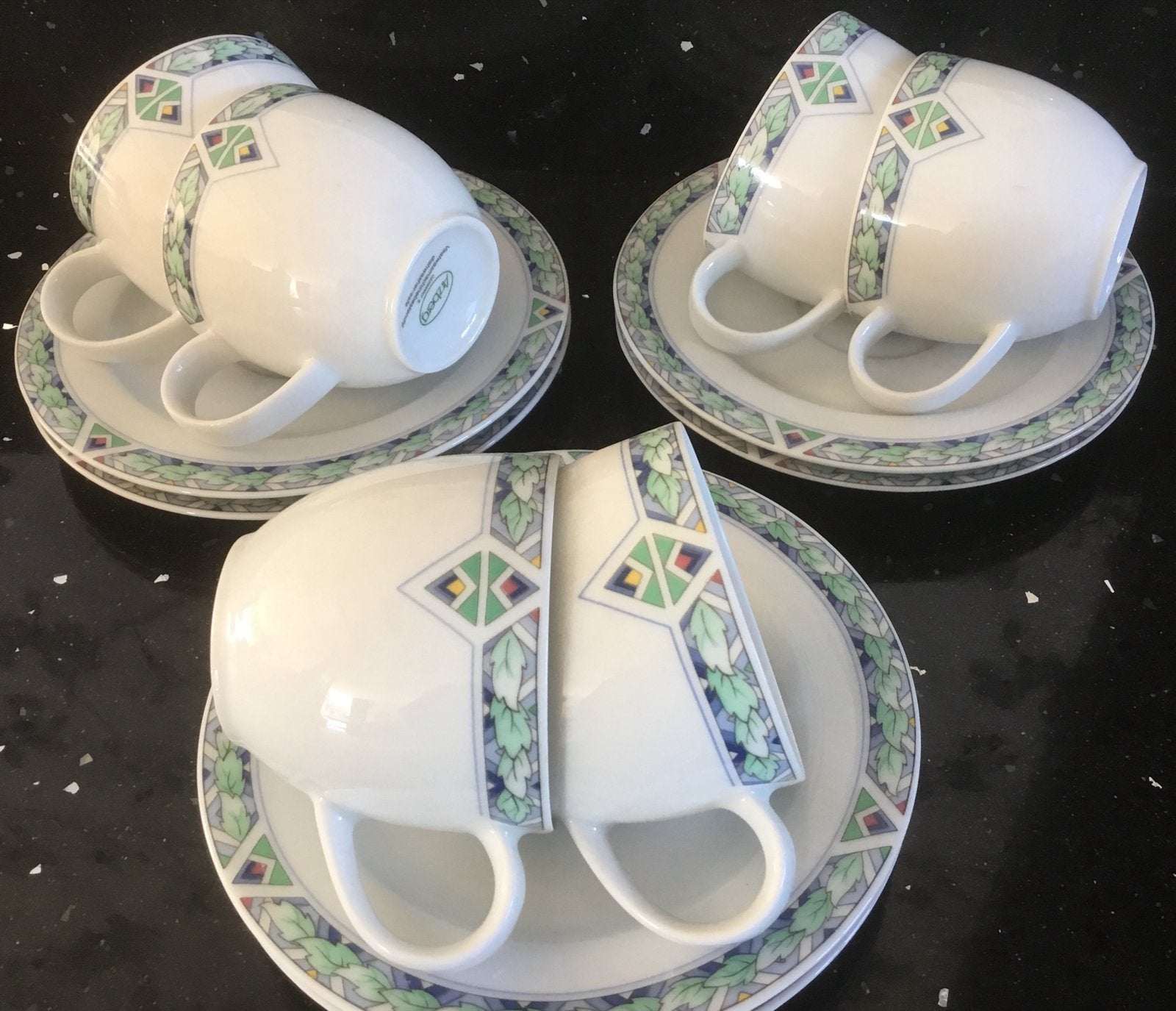 Set van 6 Arzberg kop en schotels - Z.g.a.n., Ophalen, Arzberg, Zo goed als nieuw, Kop(pen) en/of Schotel(s)