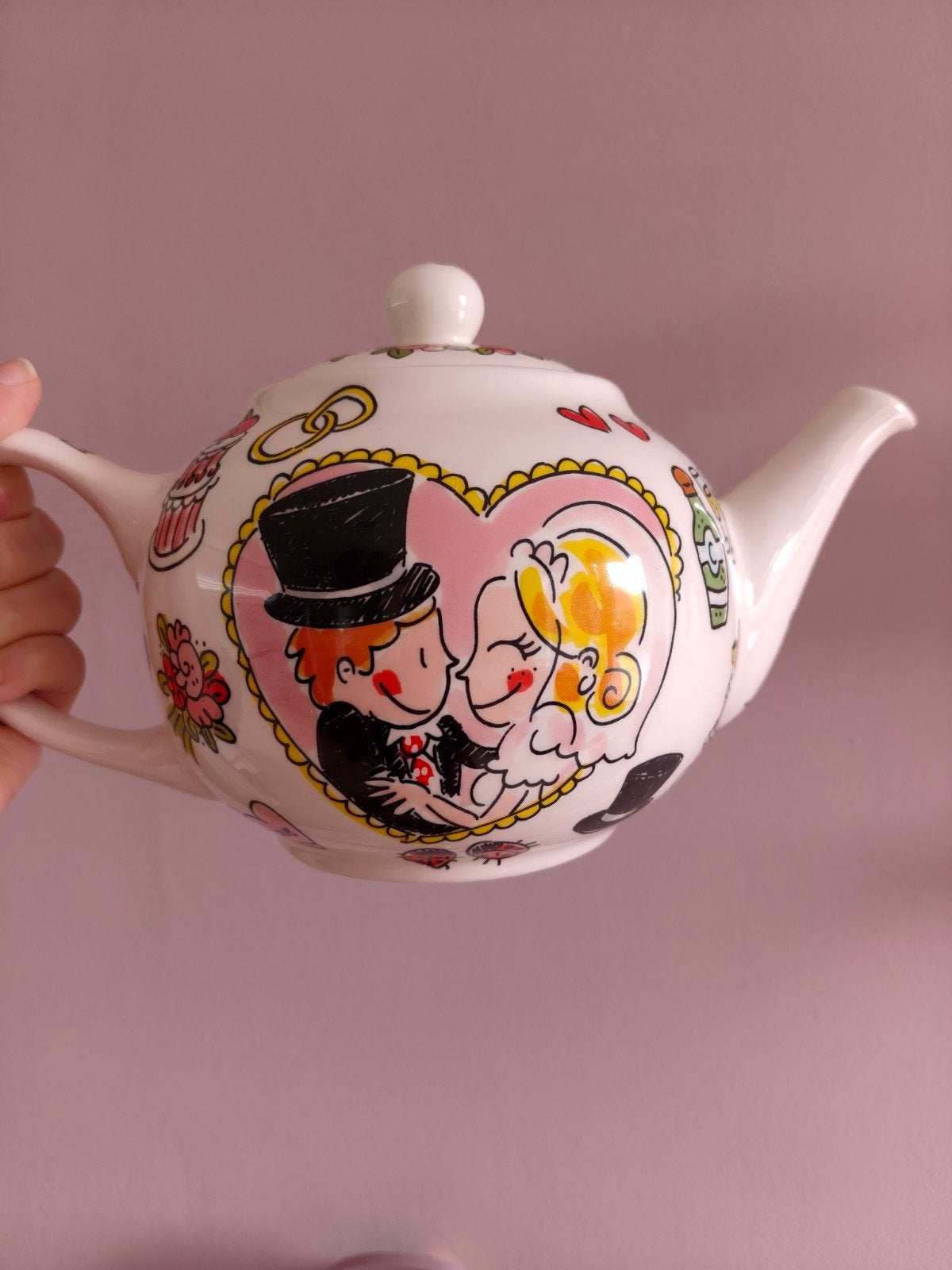 Blond Amsterdam theepot, Ophalen of Verzenden