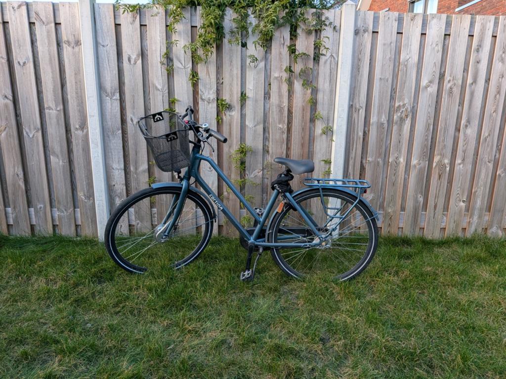 Cortina Foss Damesfiets met Mand - Zo goed als nieuw, Fietsen en Brommers, Fietsen | Dames | Damesfietsen, 53 tot 56 cm, Velgrem