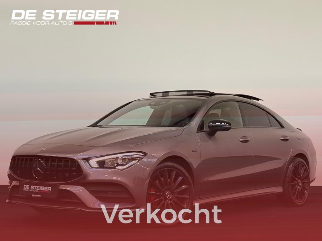 Mercedes-Benz CLA-klasse 250 e CLA 45 AMG Pano Memory 360 Ca, Auto's, CLA, Gebruikt, Zwart, 4 cilinders