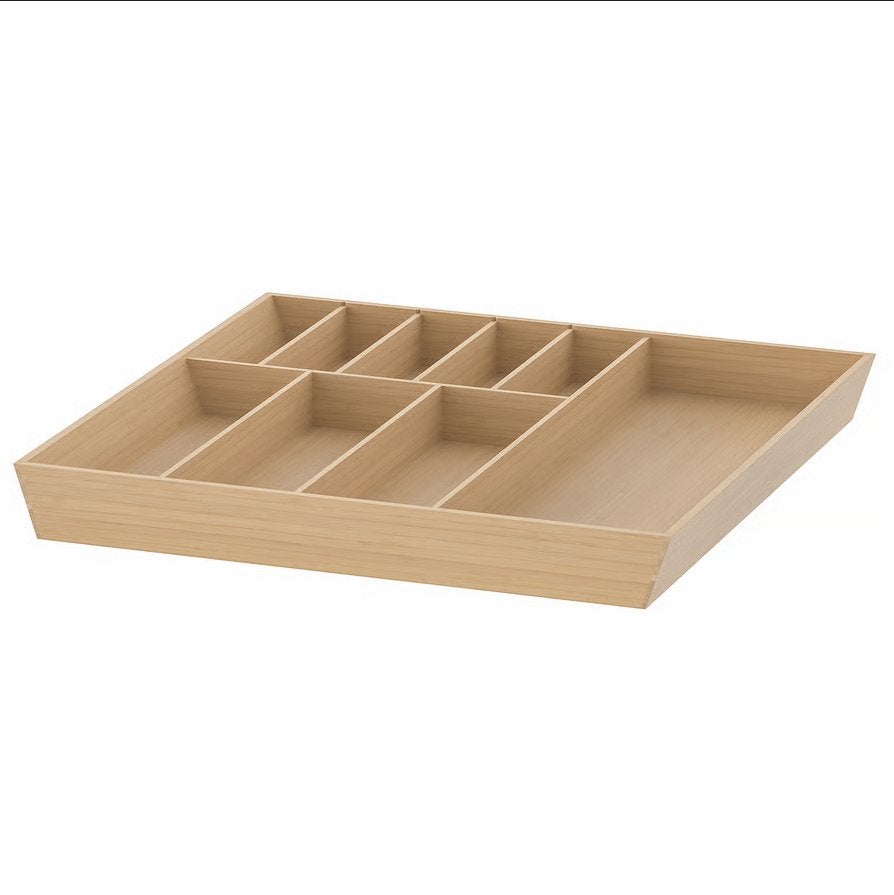 bestekbak licht bamboe (ikea) 52x50 cm, Ophalen, IKEA, Zo goed als nieuw, Hout