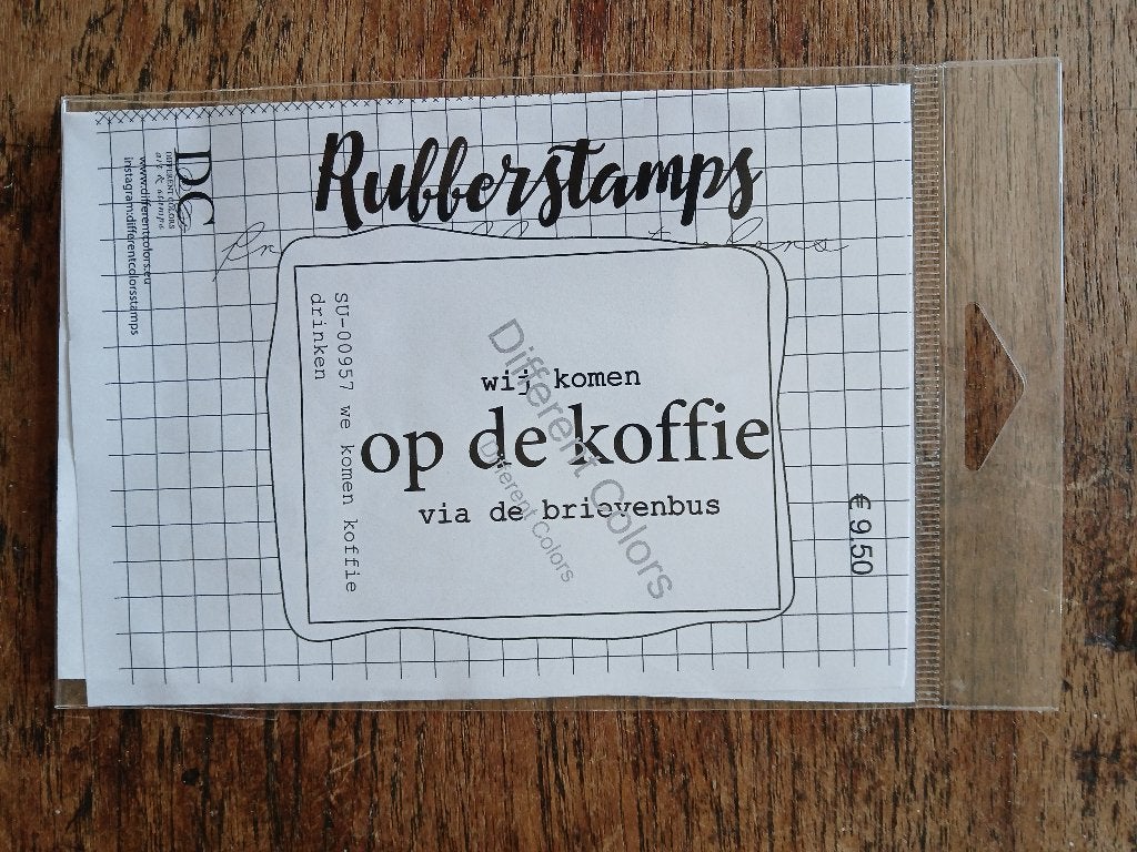 Ludiec stempel: Wij komen op de koffie, Hobby en Vrije tijd, Verzenden, Zo goed als nieuw, Unmounted stempel