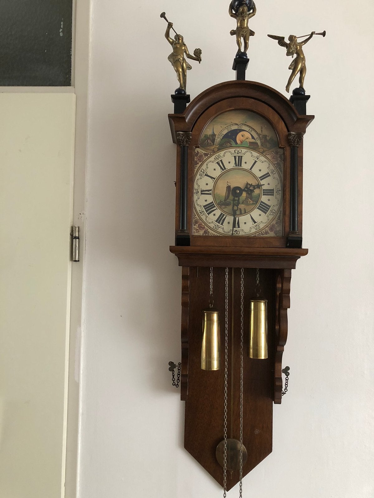 Friese staartklok Warmink, Ophalen