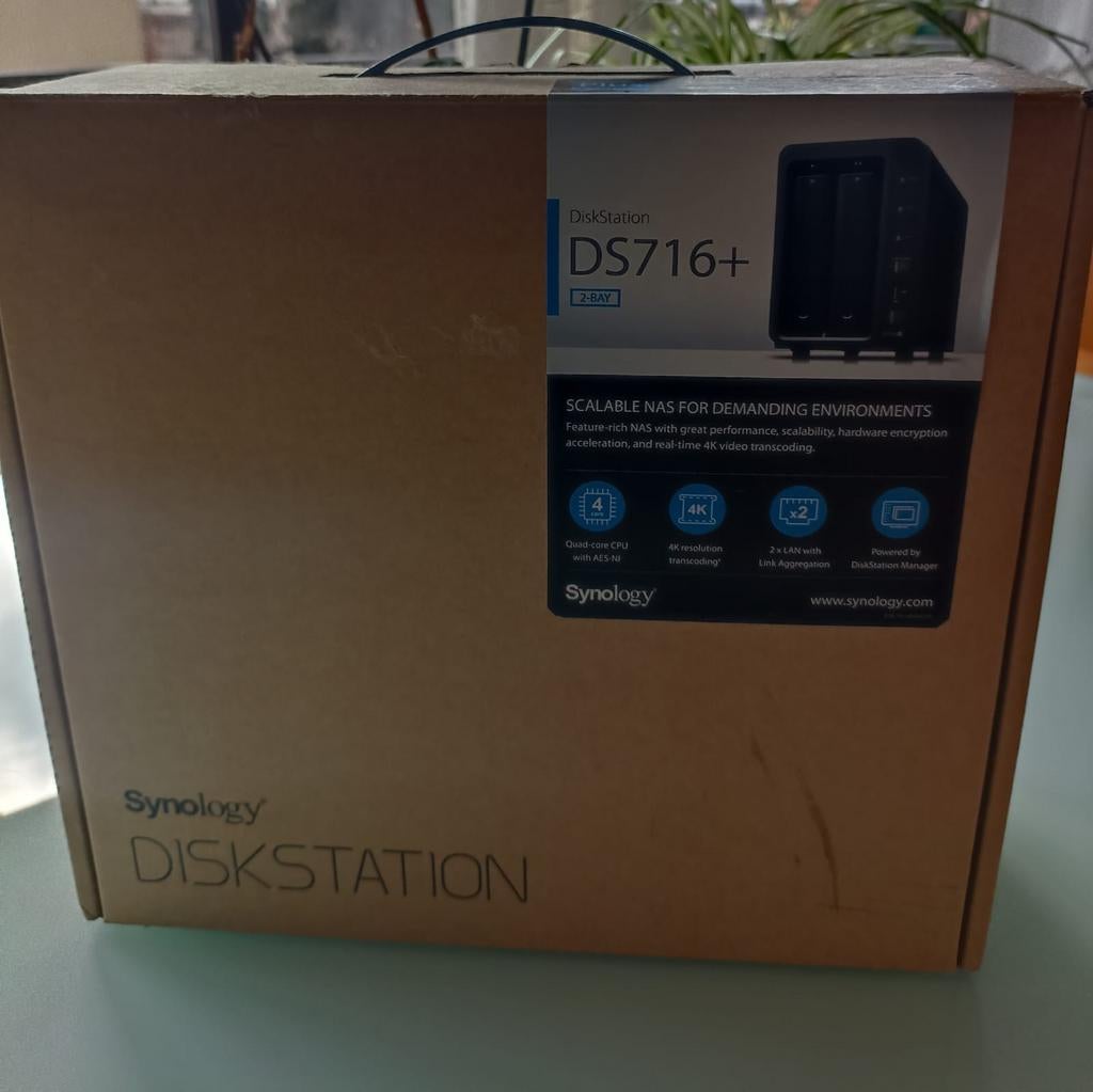 Synology NAS DS716+, Ophalen of Verzenden