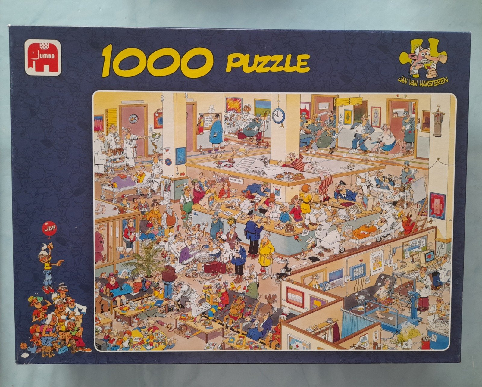Jan van Haasteren puzzel 1000 stukjes - Van harte beterschap, Hobby en Vrije tijd, Denksport en Puzzels, Ophalen of Verzenden