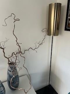 Staande kamerlamp, Ophalen, Zo goed als nieuw, Stof, 150 tot 200 cm