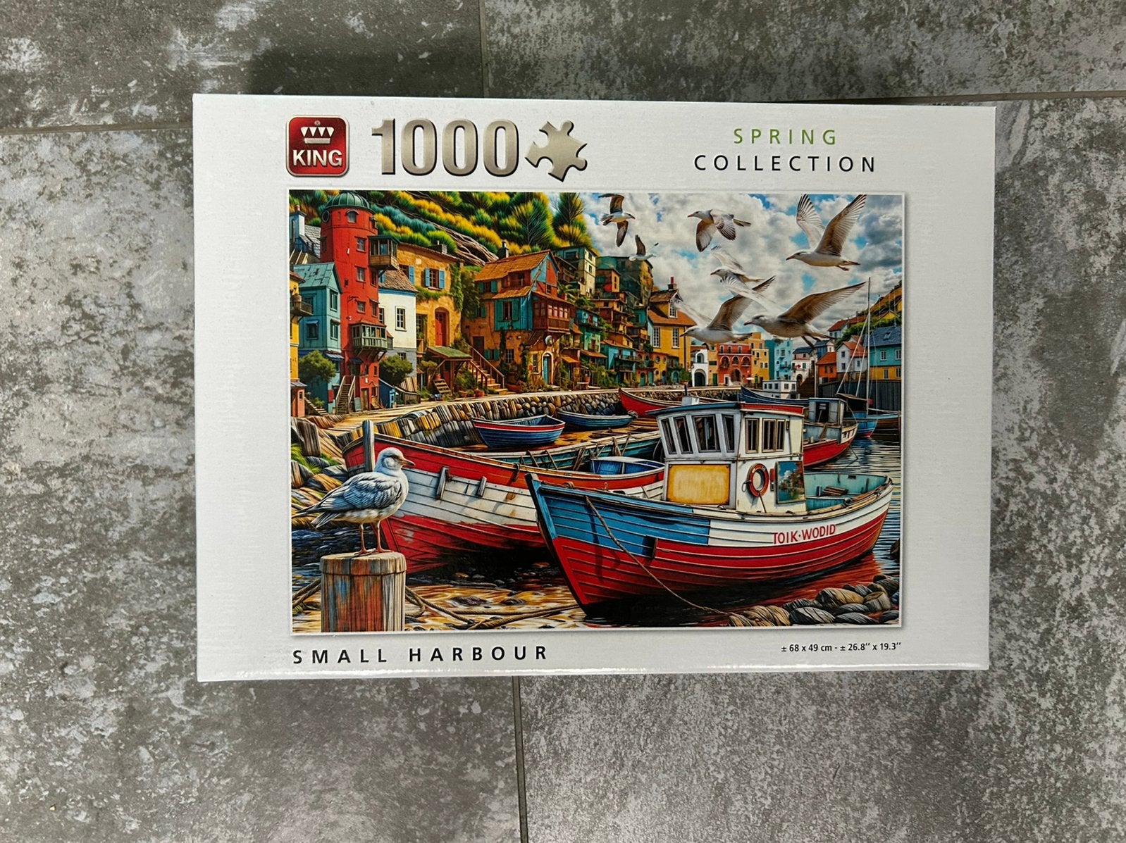 King puzzel 1000 stukjes, Ophalen of Verzenden, 500 t/m 1500 stukjes, Zo goed als nieuw
