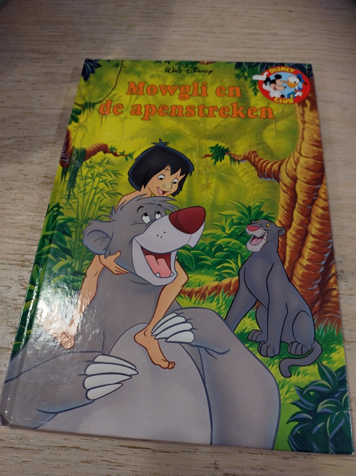 Mowgli en de Apenstreken - Disney Boekenclub, Boeken, Ophalen of Verzenden, Gelezen, Rudyard Kipling, Sprookjes