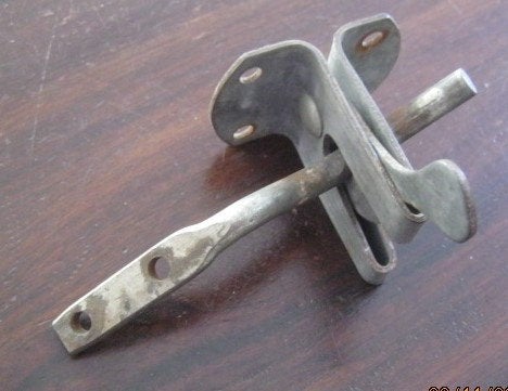 Poortgrendel, Ophalen of Verzenden, Zo goed als nieuw, Overige materialen, Schuif of Grendel