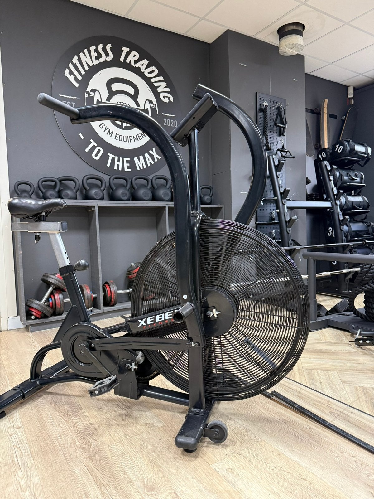 Xebex fitness airbike, cardio calorie killer! Hiit training!, Sport en Fitness, Fitnessapparatuur, Ophalen of Verzenden, Zo goed als nieuw