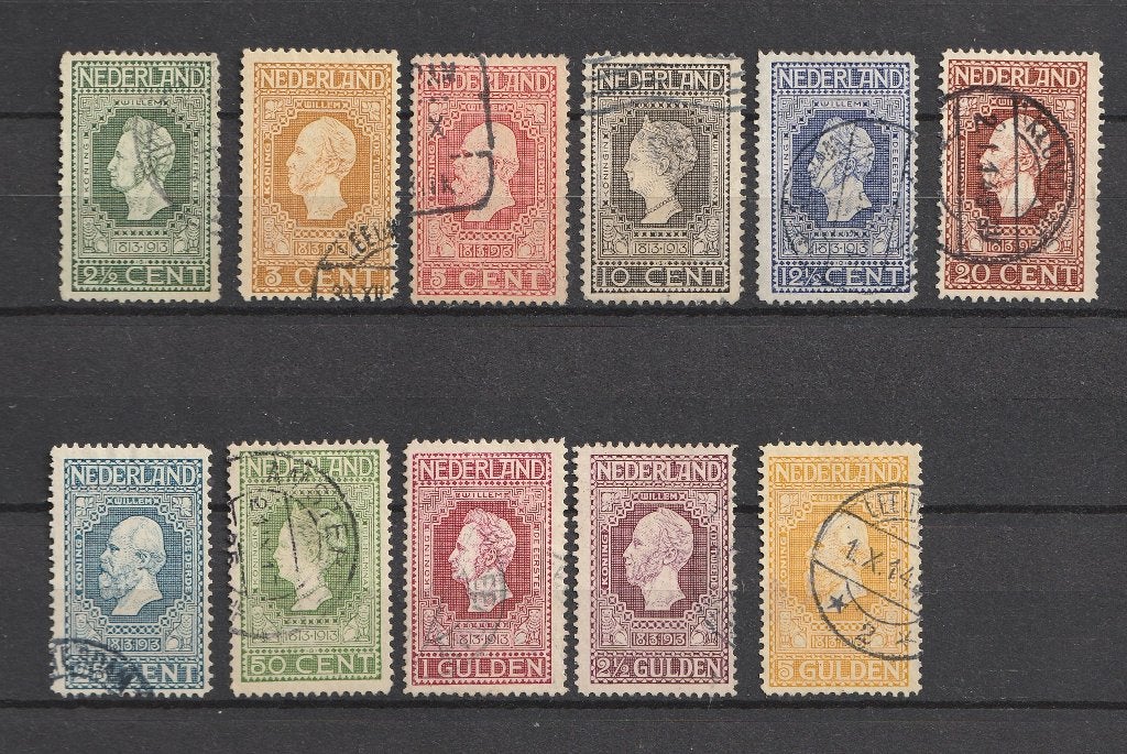 90-100 1913 Jubileum, Postzegels en Munten, Ophalen of Verzenden, T/m 1940, Gestempeld