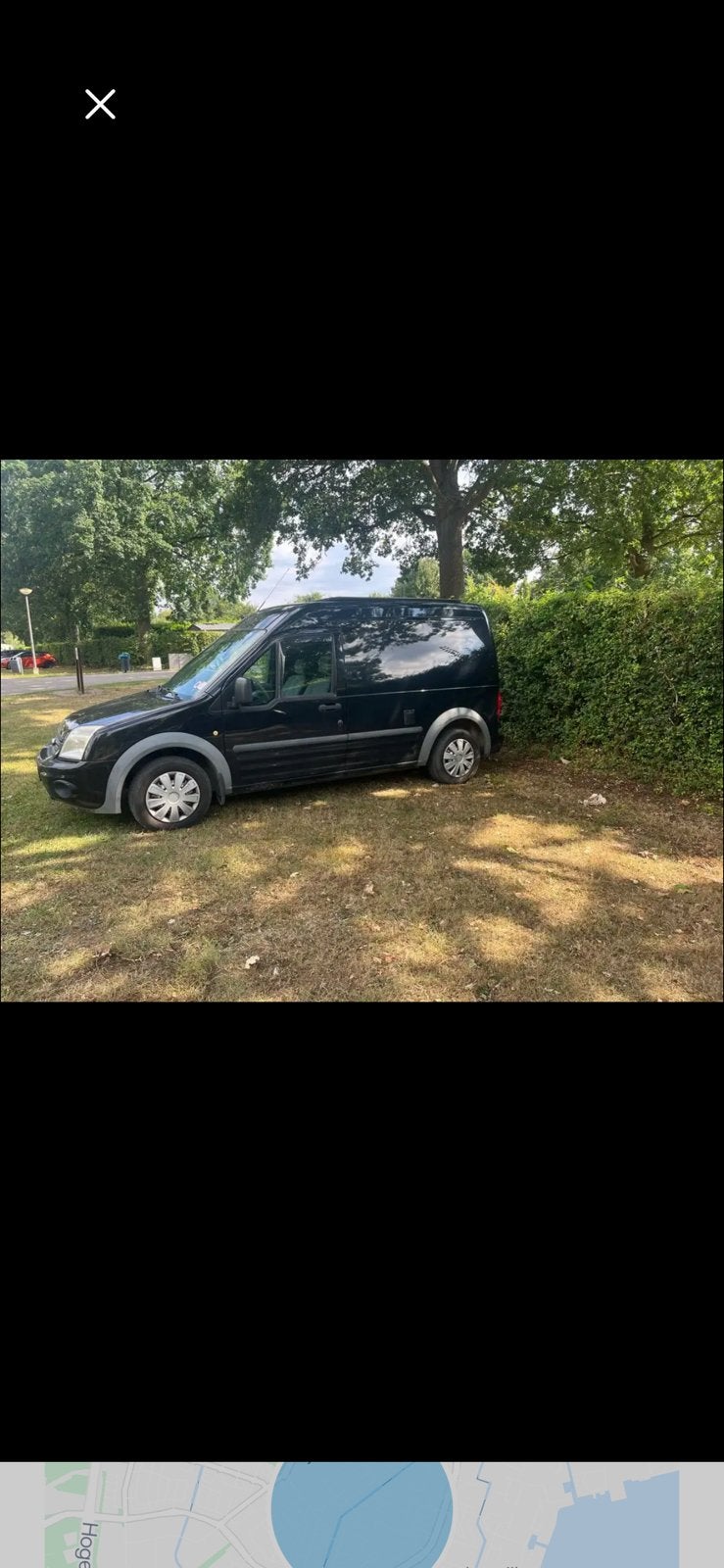 Ford Transit Connect zwart camper, Caravans en Kamperen, Buscamper of Camperbus, Ford, Tot en met 2, Ford