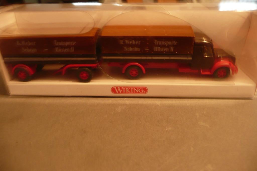 HO spoor Wiking 855 0232 Magirus S 7500 vrachtwagen OVP, Ophalen of Verzenden, Nieuw, Bus of Vrachtwagen, Wiking