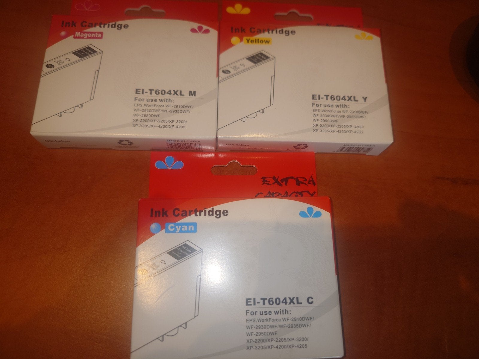 Inktcartridges voor Epson printers (Magenta, Geel, Cyaan), Ophalen of Verzenden, Nieuw, Cartridge, Epson (compatibel)