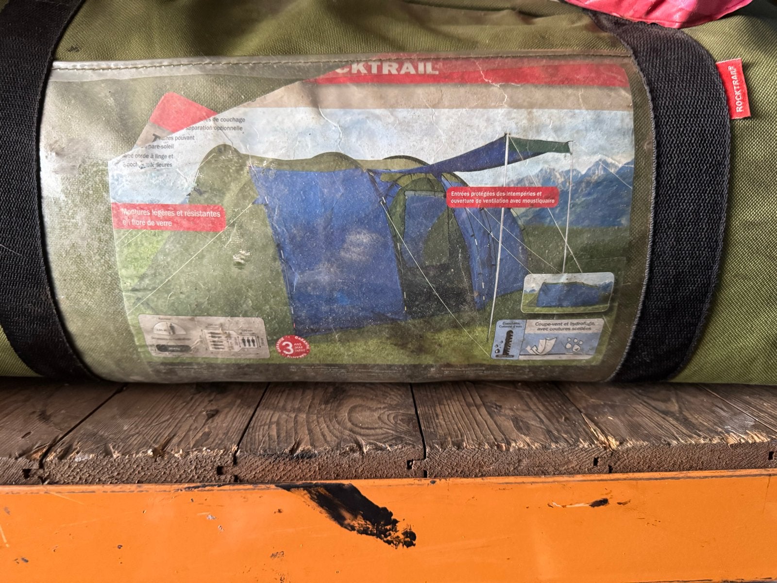 Rocketrail 3-persoons koepeltent - Ideaal voor kamperen, Caravans en Kamperen, Ophalen of Verzenden, Zo goed als nieuw, Tot en met 3