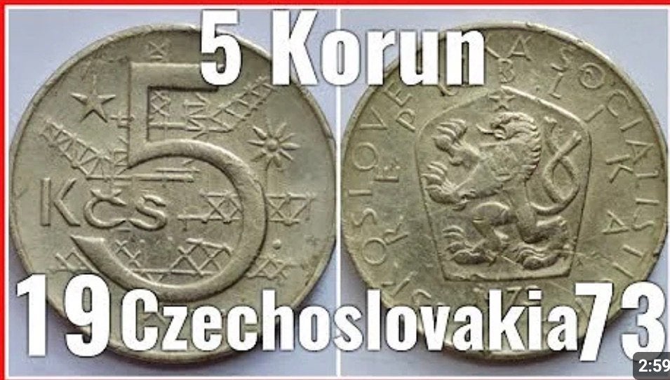 Munten Czechoslovakia, Ophalen of Verzenden, Overige landen