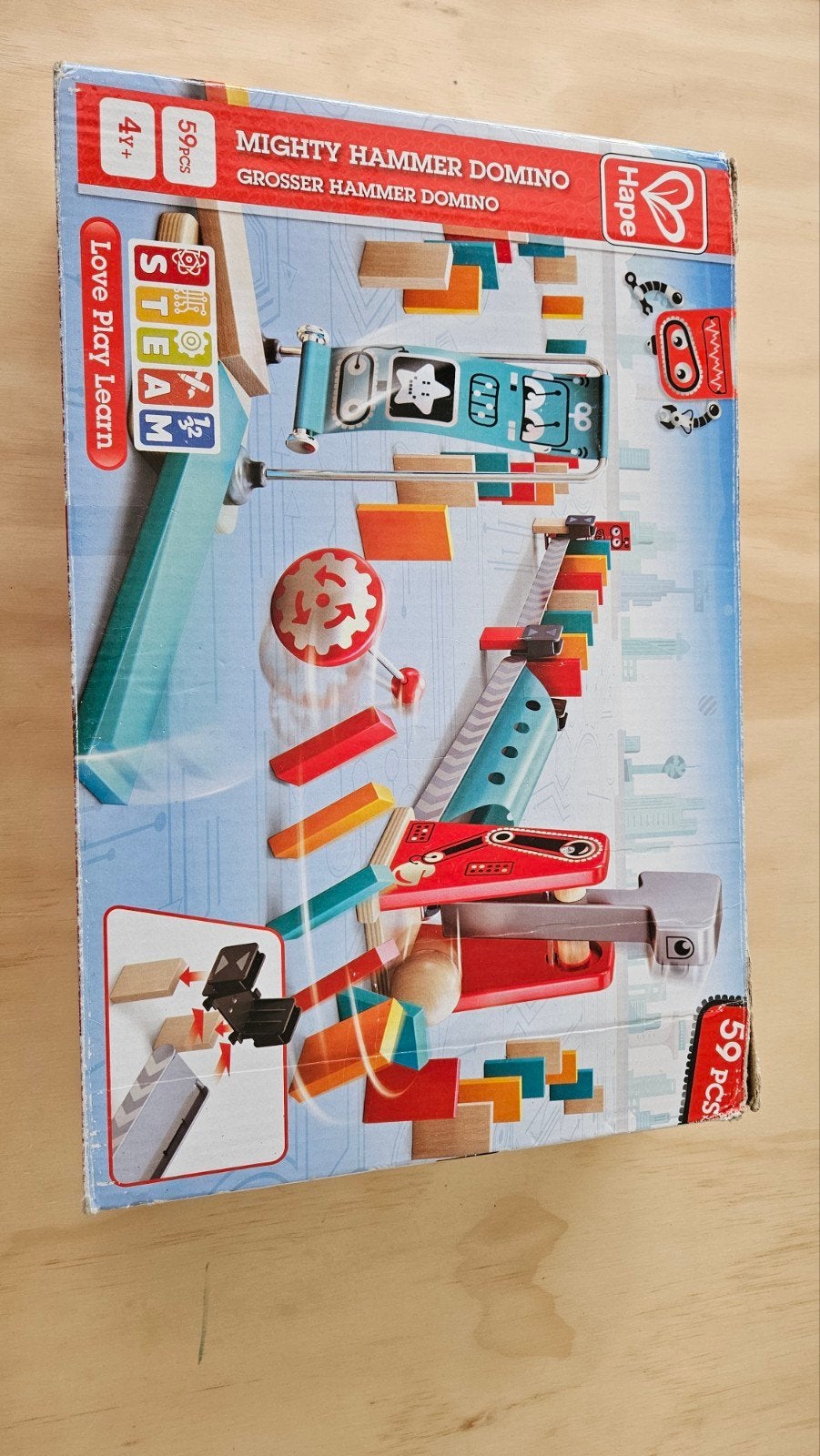 Domino 59 delig, Kinderen en Baby's, Ophalen of Verzenden, Gebruikt, Bouwen