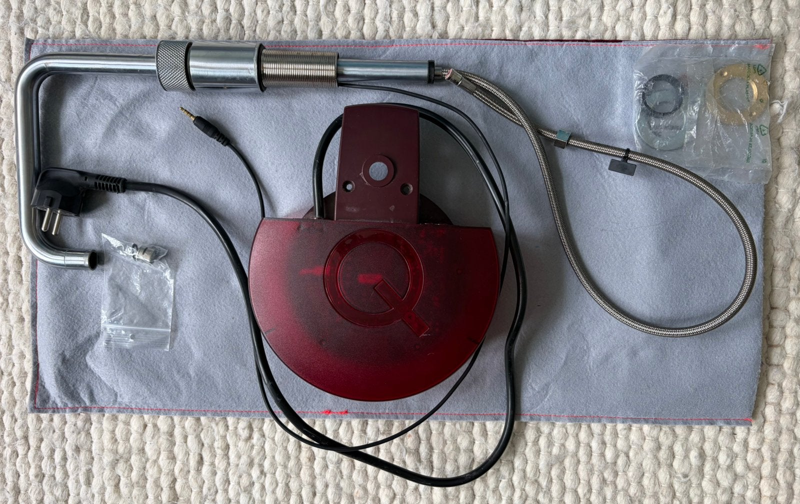 Werkende Quooker twin tap square in de kleur Steel, Ophalen of Verzenden, Gebruikt, Rvs, Kraan