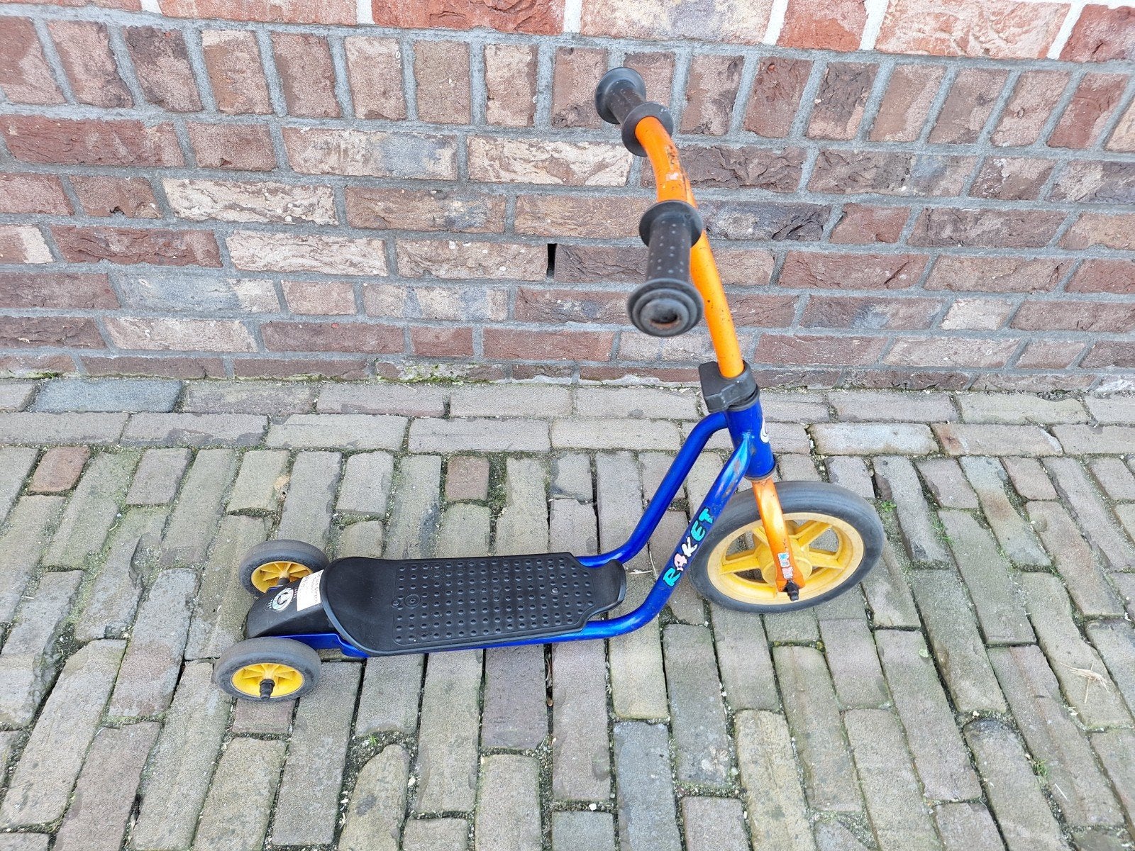step voor kinderen - Blauw/Oranje, Ophalen, Gebruikt, Gewone step