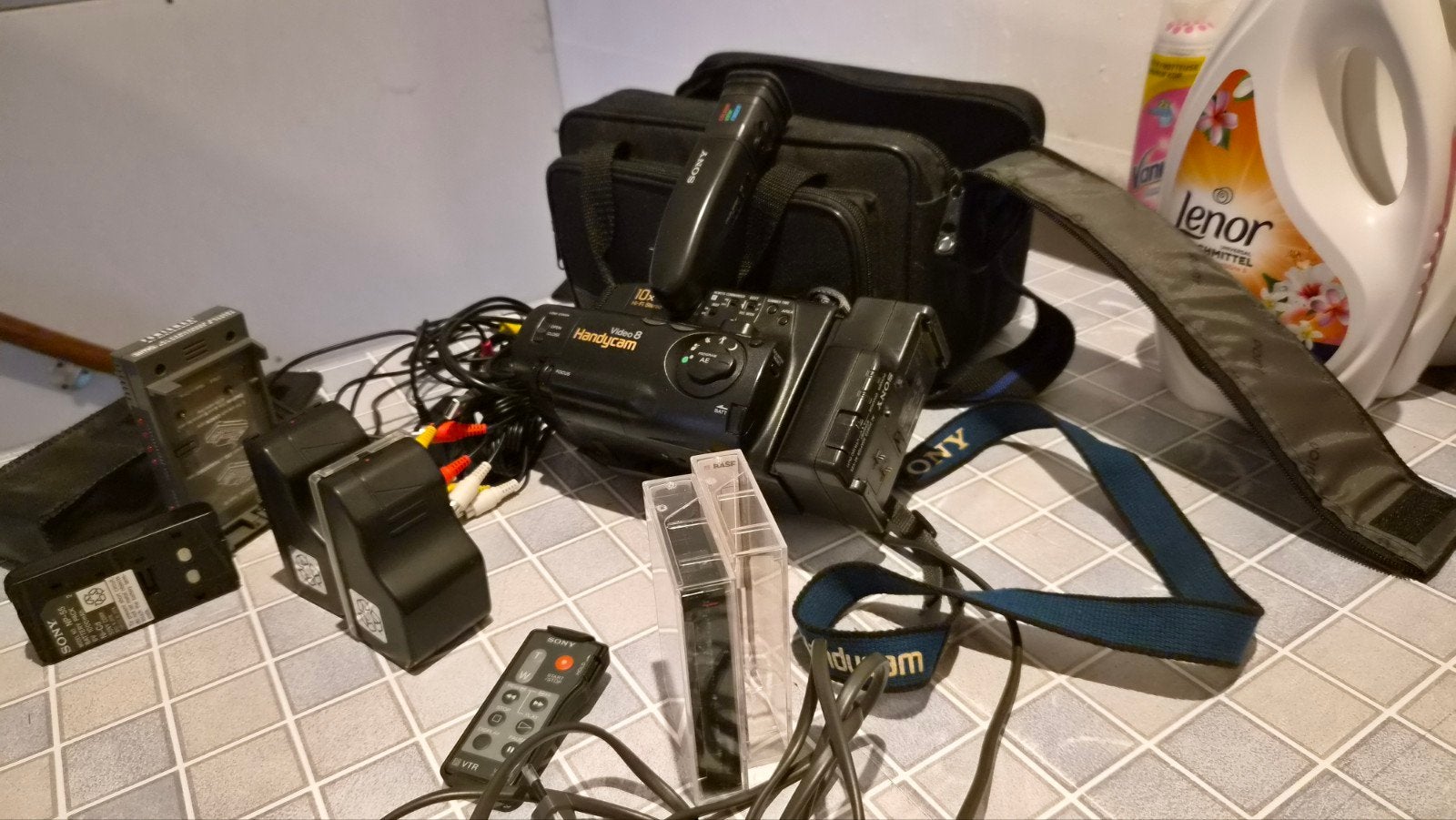 video 8 camera, Audio, Tv en Foto, Ophalen, 8mm