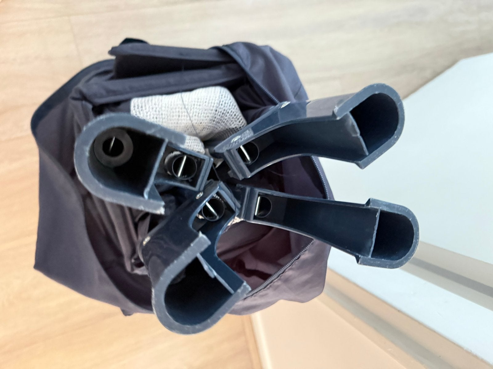Campingbedje uit elkaar - Compleet en compact, Ophalen, Gebruikt, Minder dan 140 cm, Minder dan 70 cm