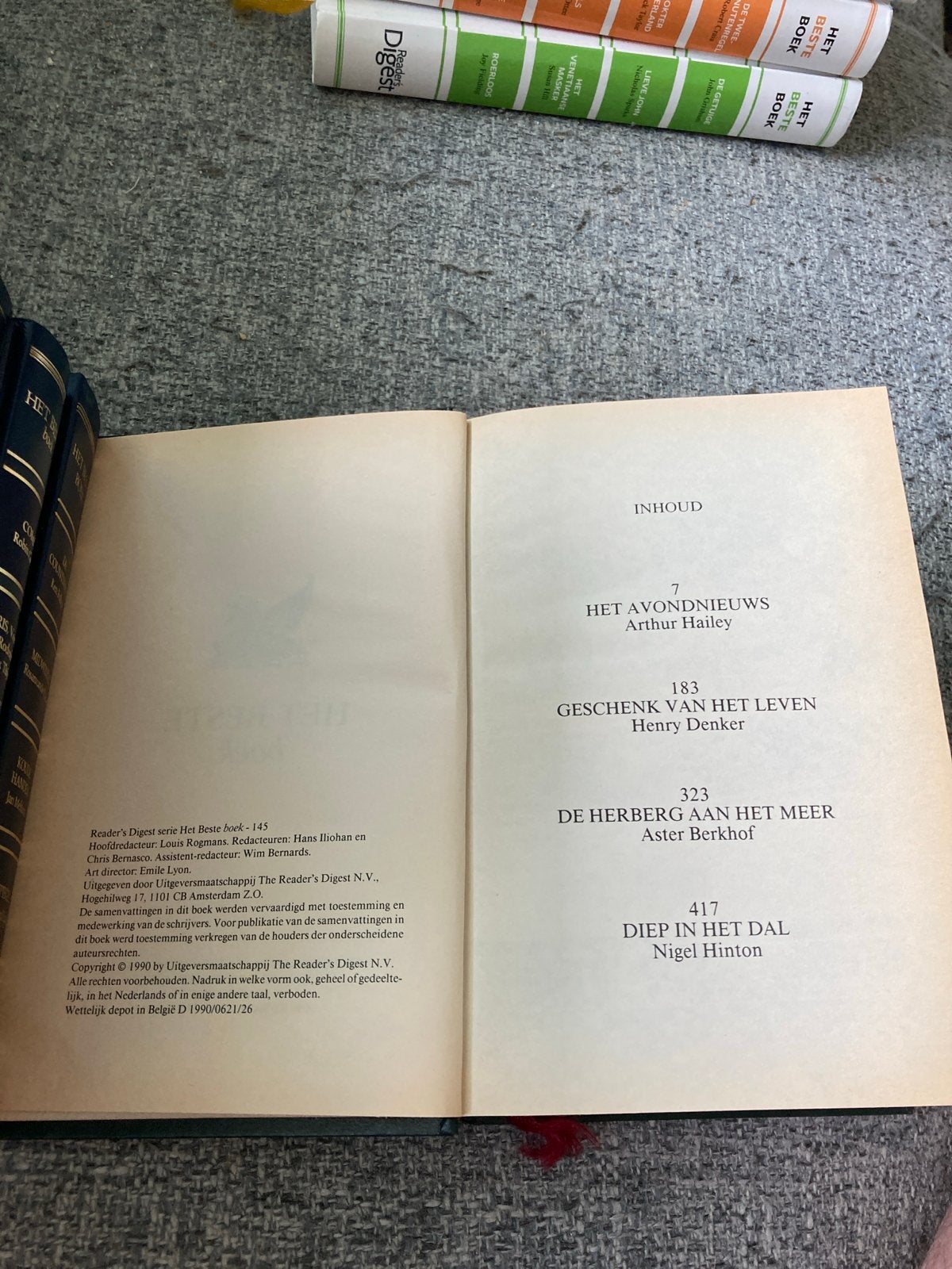Reader's Digest Het Beste Boek - 145, Boeken, Romans, Gelezen, Nederland, Ophalen of Verzenden