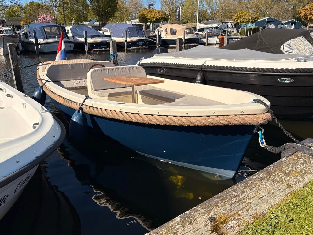 Sloep met Suzuki 15pk en trailer, Ophalen, 10 tot 30 pk, Zo goed als nieuw, 3 tot 6 meter