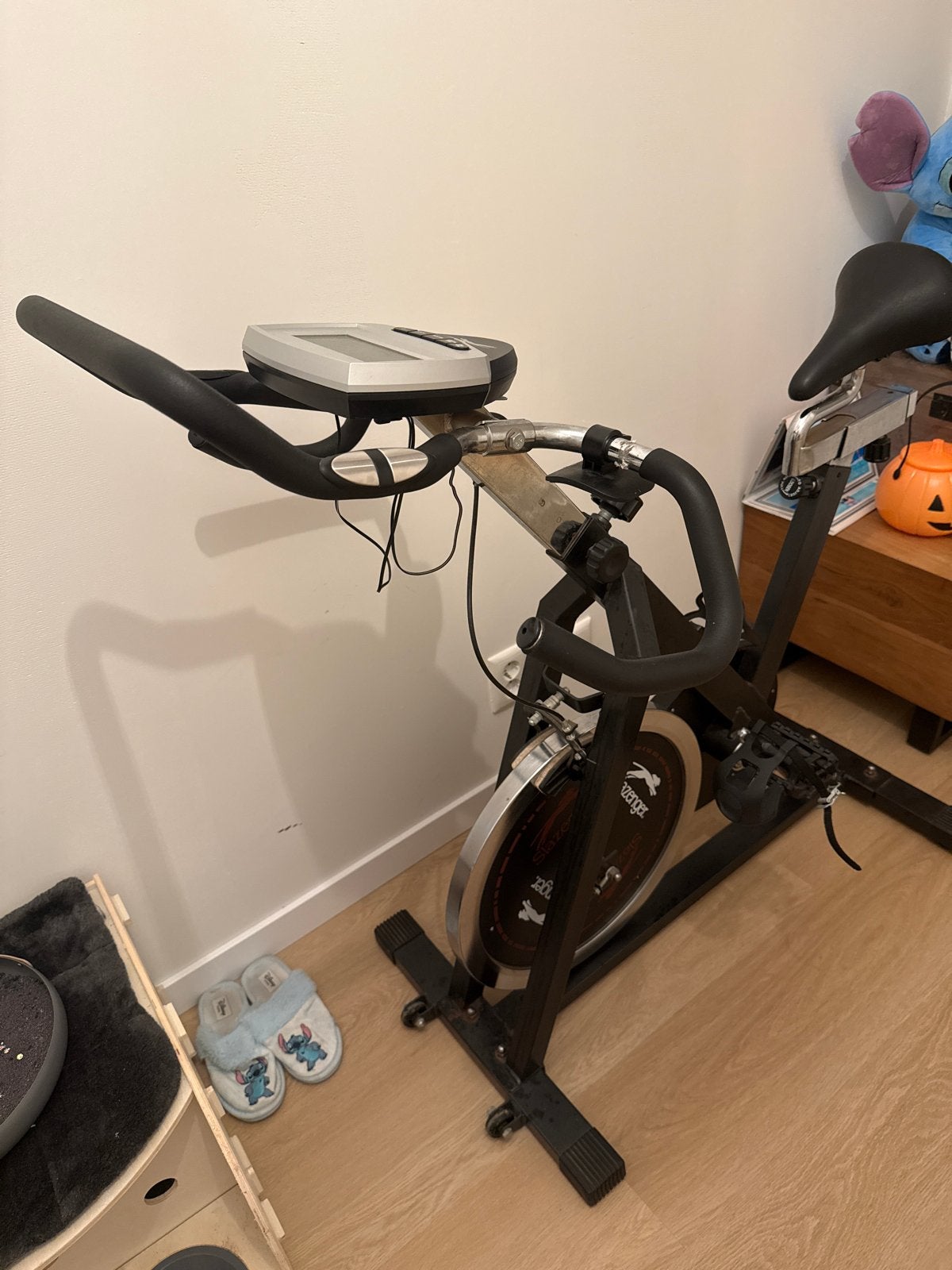 Slazenger Spinningfiets - Ideaal voor thuistraining, Ophalen, Gebruikt, Spinningfiets, Metaal