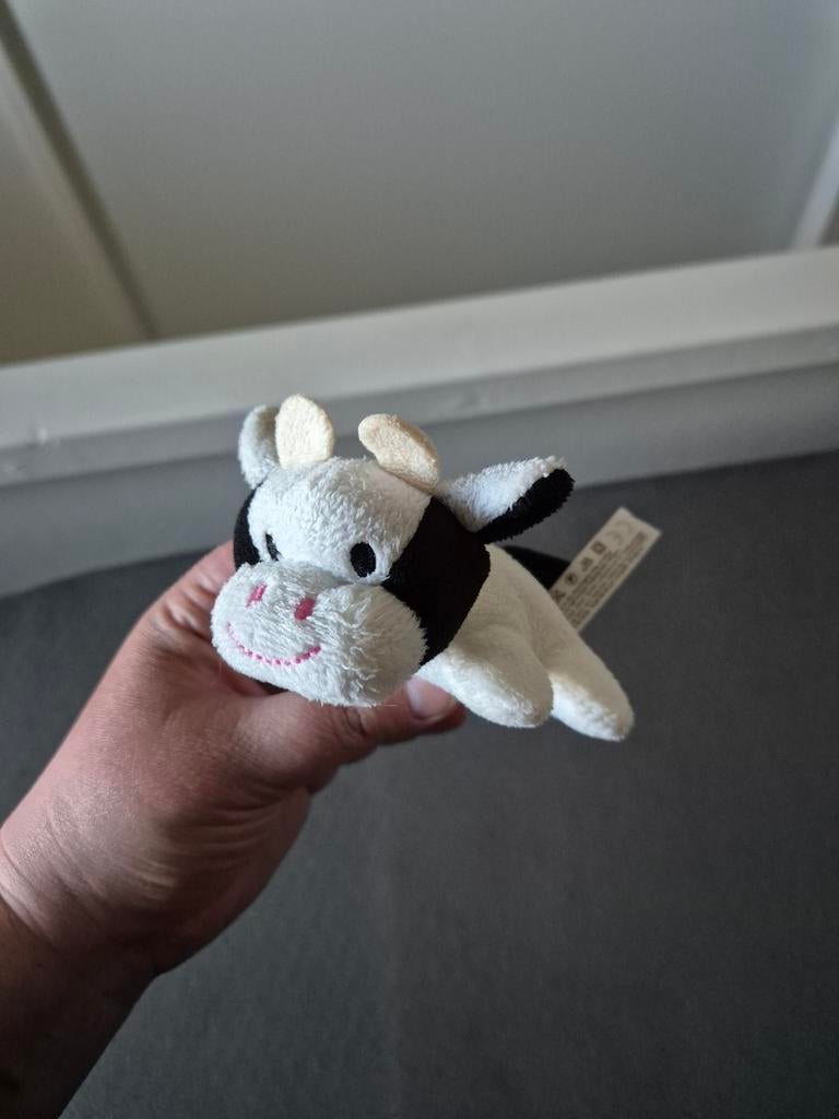 HEMA  - Knuffel Liggend Koetje, Ophalen of Verzenden, Zo goed als nieuw, Hond