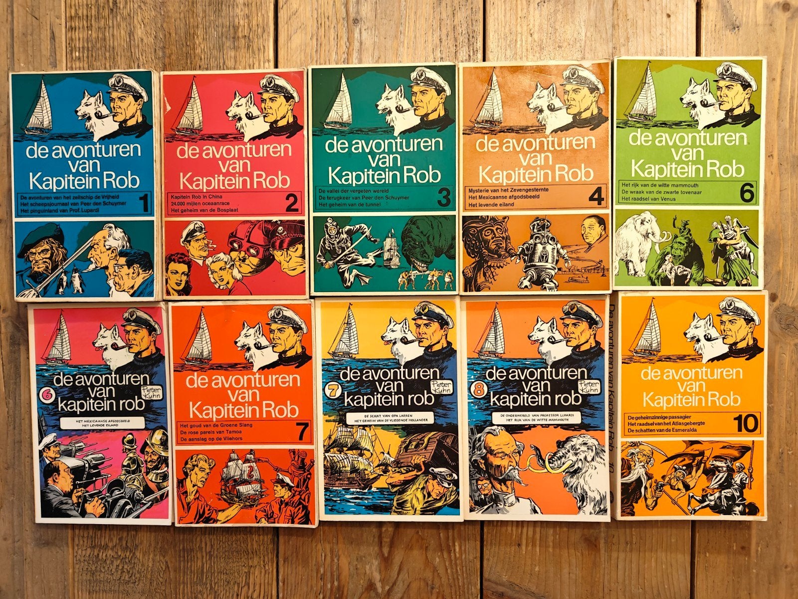 10 stripboeken van: Kapitein Rob., Meerdere comics, Ophalen of Verzenden, Zo goed als nieuw, Europa