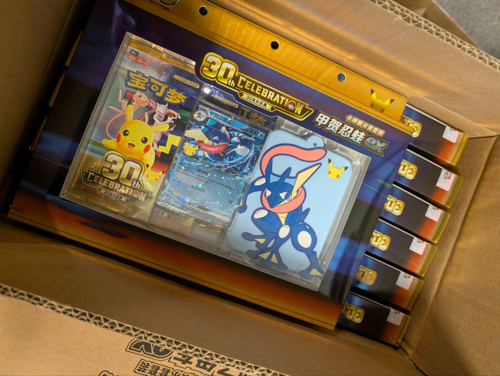 Pokémon 30th Celebration Greninja Display (S-Chinees), Ophalen of Verzenden, Nieuw, Overige typen
