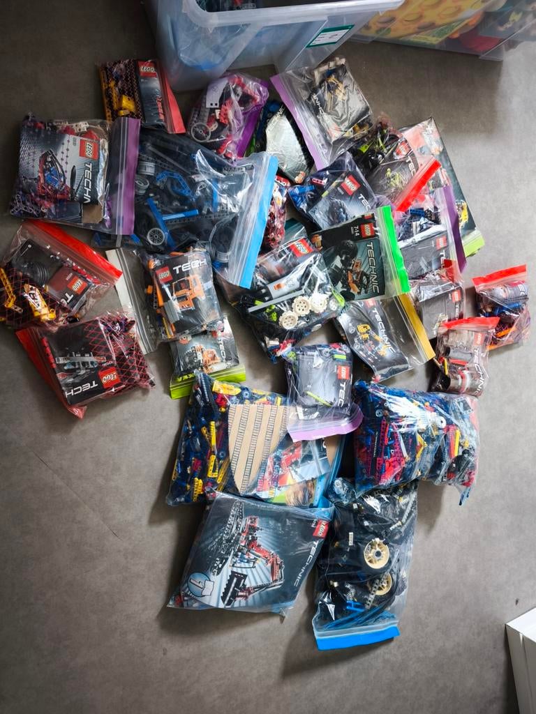 Partij technic lego, Ophalen, Gebruikt