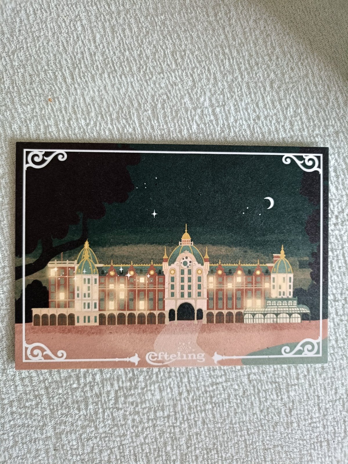 Efteling kaart Grand Hotel, Verzamelen, Efteling, Ophalen of Verzenden, Overige typen
