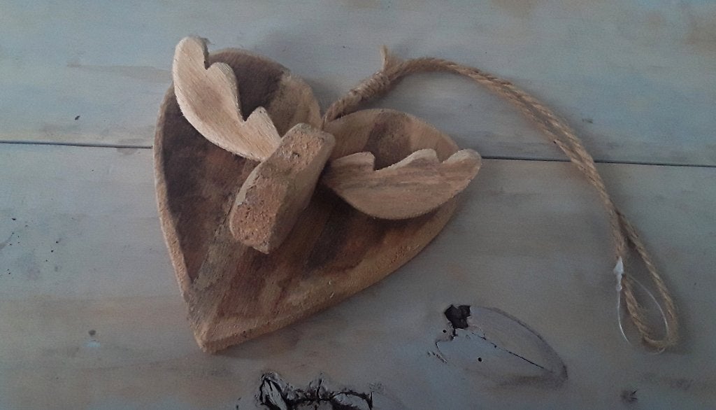 Houten hanger van een rendier - Rudolf - Rudolph - nieuw, Ophalen of Verzenden, Nieuw