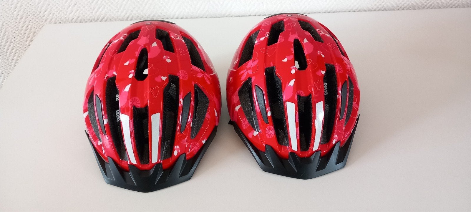 2 Kinderfietshelmen met verlichting Mt.XS 'CRIVIT' Z.g.a.n.!, XS, CRIVIT, Jongen of Meisje, Ophalen of Verzenden