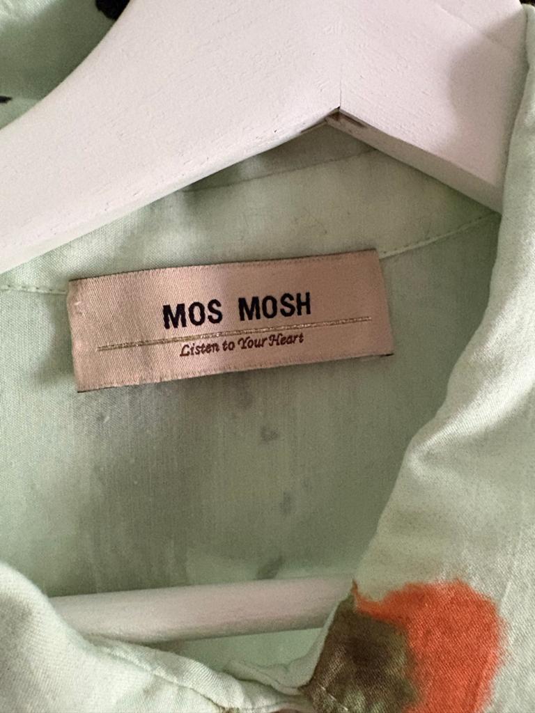 Mos Mosh Taylor Blouse - Lichtgroen met print, Ophalen of Verzenden, Zo goed als nieuw, Maat 46/48 (XL) of groter, Groen