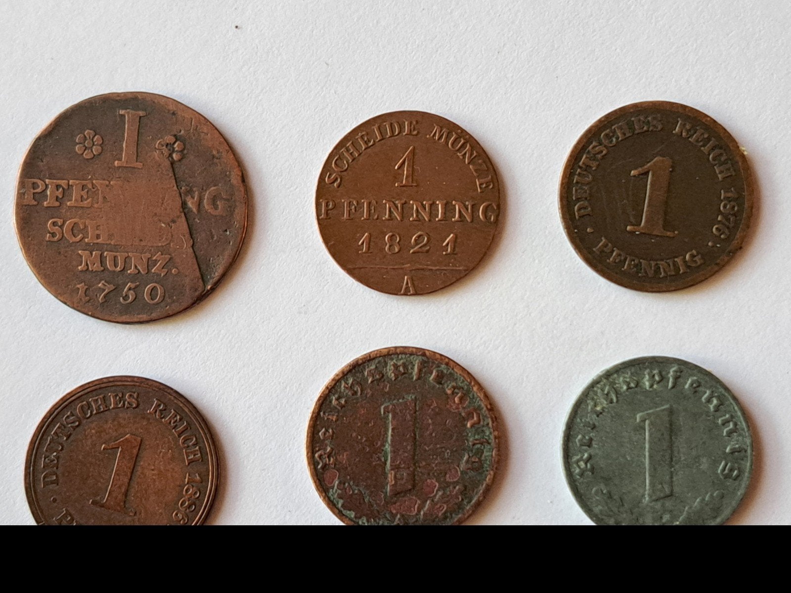 Oude Duitse munten - diverse jaartallen en types, Ophalen of Verzenden, Duitsland, Setje