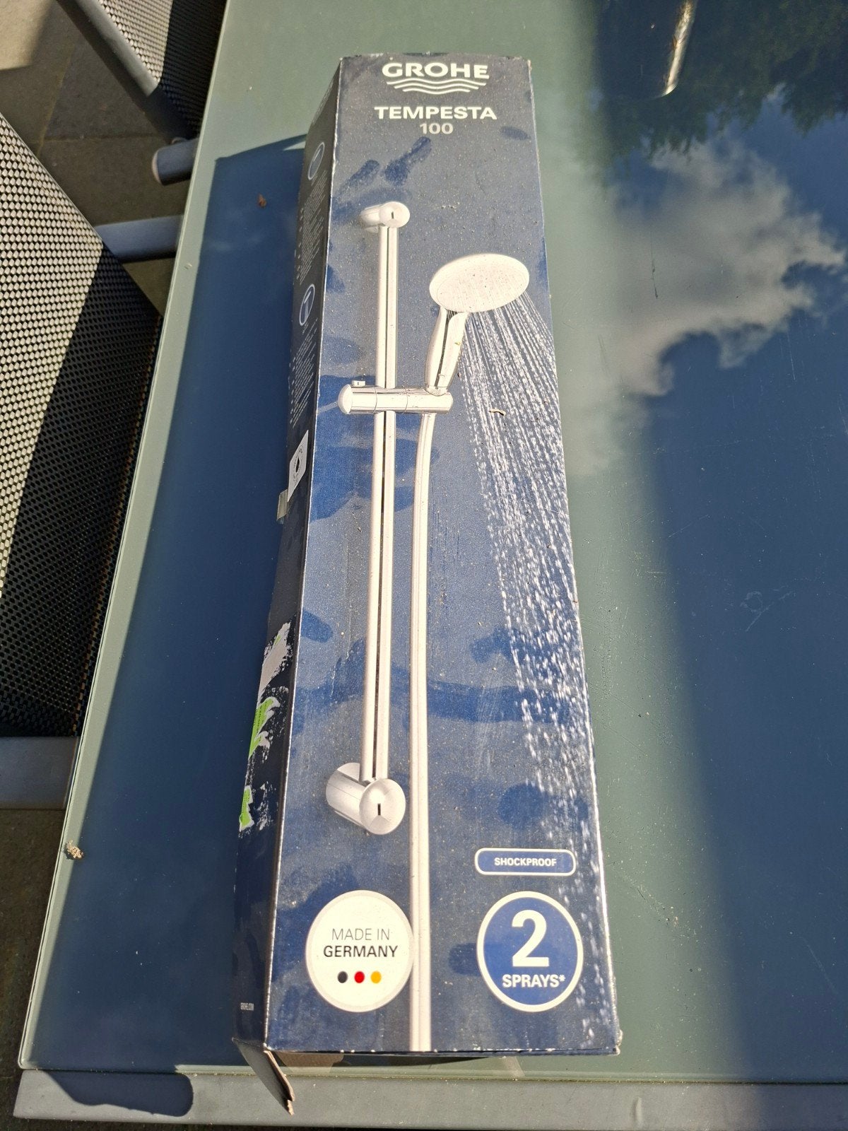 Nieuw GROHE Tempesta 100 doucheset – 2 straalsoorten, Ophalen of Verzenden, Nieuw, Chroom, Douche