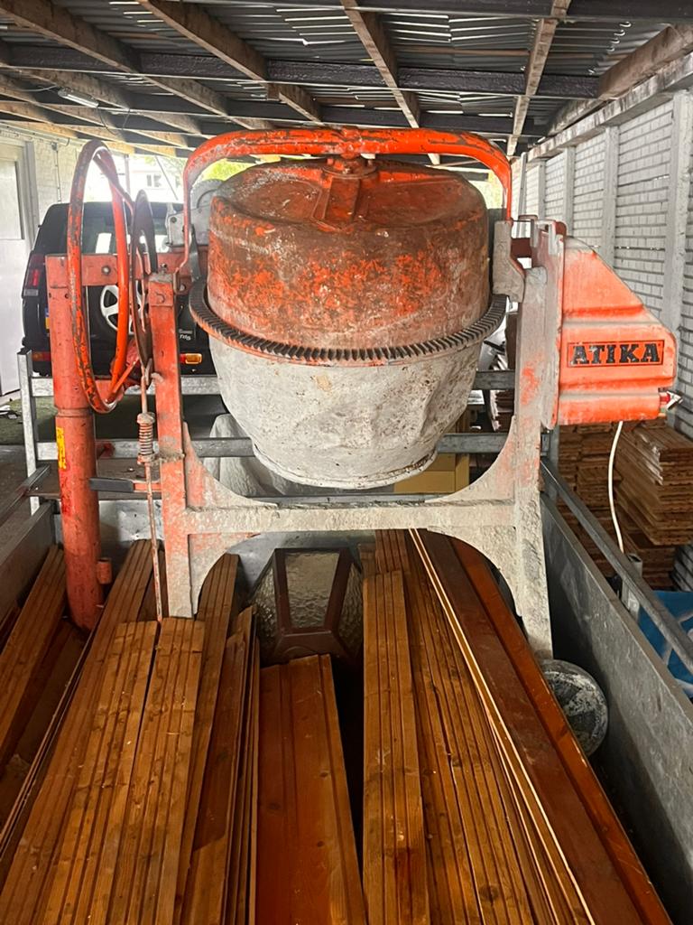 Atika betonmolen 145 ltr., Doe-het-zelf en Verbouw, Betonmolens, Ophalen, Gebruikt
