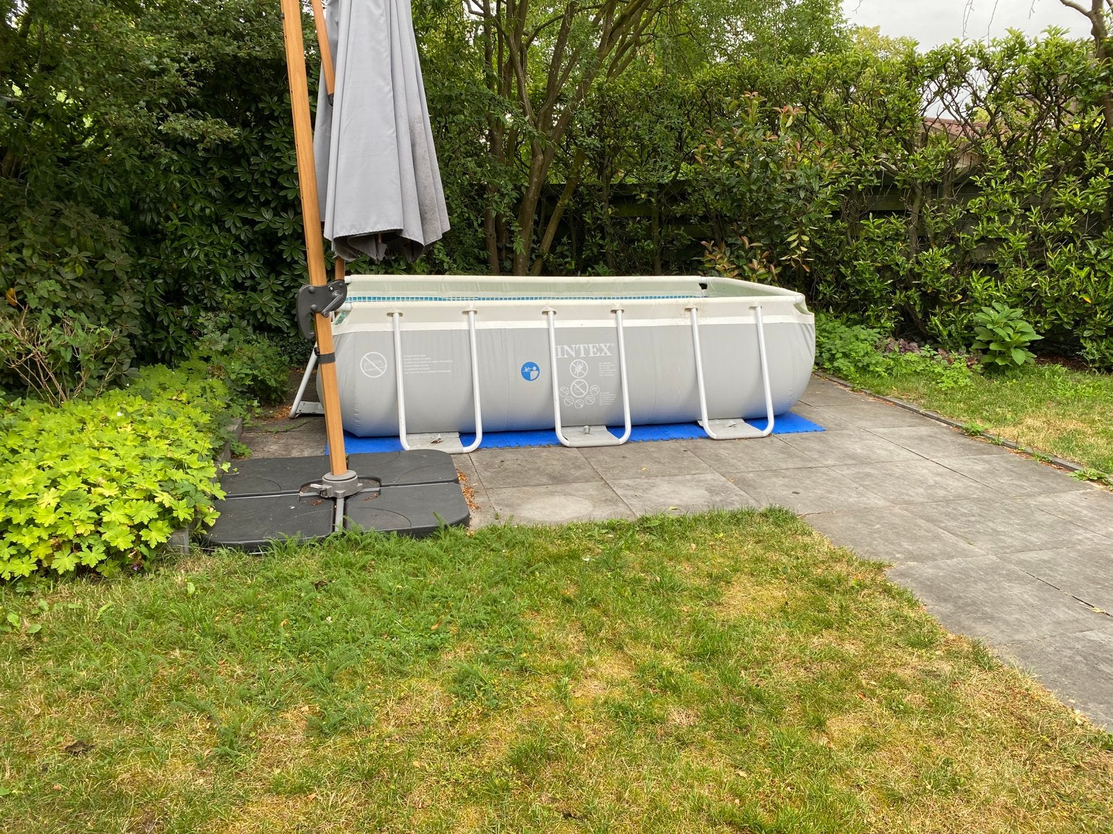 Compleet zwembad (Intex: 300x175x80), Ophalen, Minder dan 80 cm, Zo goed als nieuw, Opzetzwembad