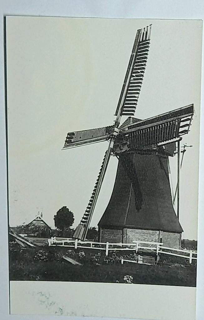 Scheemderzwaag gem. Scheemda ( Gr. ) Poldermolen, Verzenden, 1960 tot 1980, Ongelopen, Groningen
