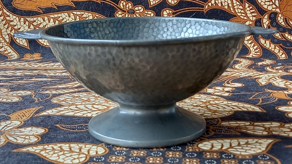 Mooie originele Art Deco kom uit Engeland van Poston London., Antiek en Kunst, Antiek | Tin, Ophalen of Verzenden