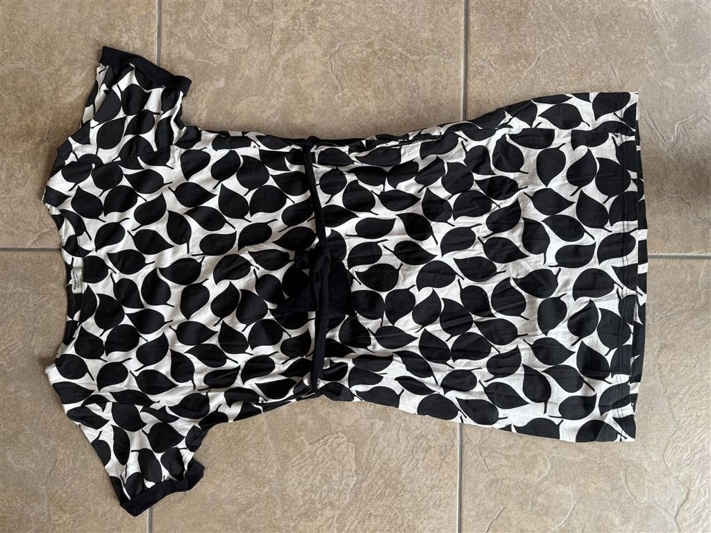 People Tree dames midi-jurk UK 12 - 40 wit 100% katoen A-lij, Maat 38/40 (M), Wit, Ophalen of Verzenden, Zo goed als nieuw