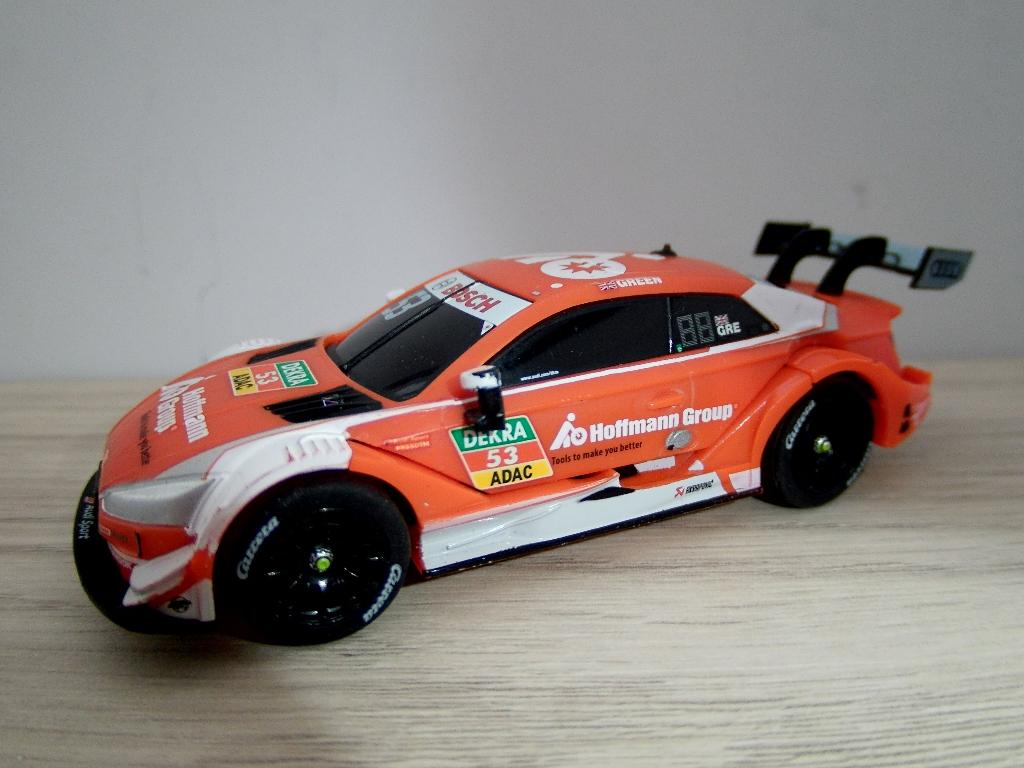 Pull Speed 1/43 plastic Audi RS5 DTM J. Green, Verzenden, Zo goed als nieuw, Auto, Overige merken