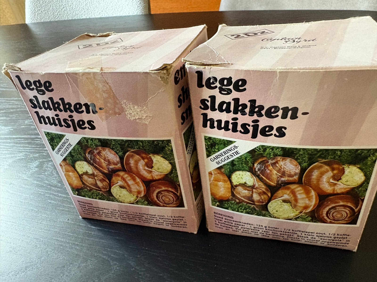Escargot schelpen, Huis en Inrichting, Overige typen, Ophalen of Verzenden, Gebruikt