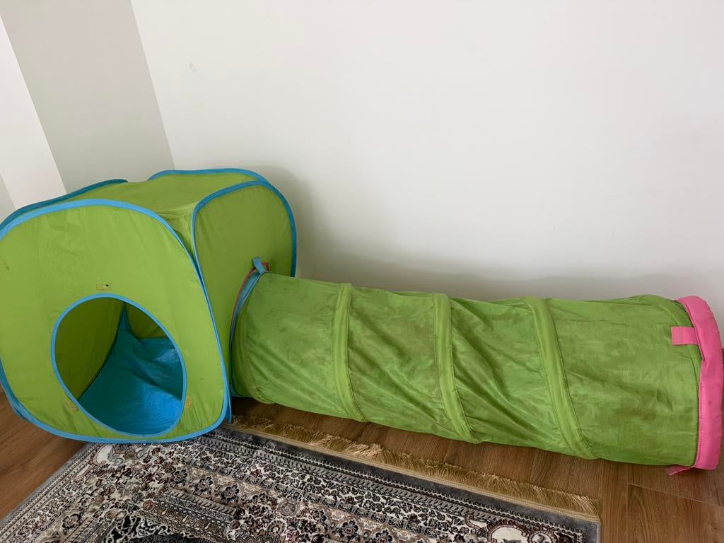kindertent met tunnel, Kinderen en Baby's, Ophalen of Verzenden, Zo goed als nieuw