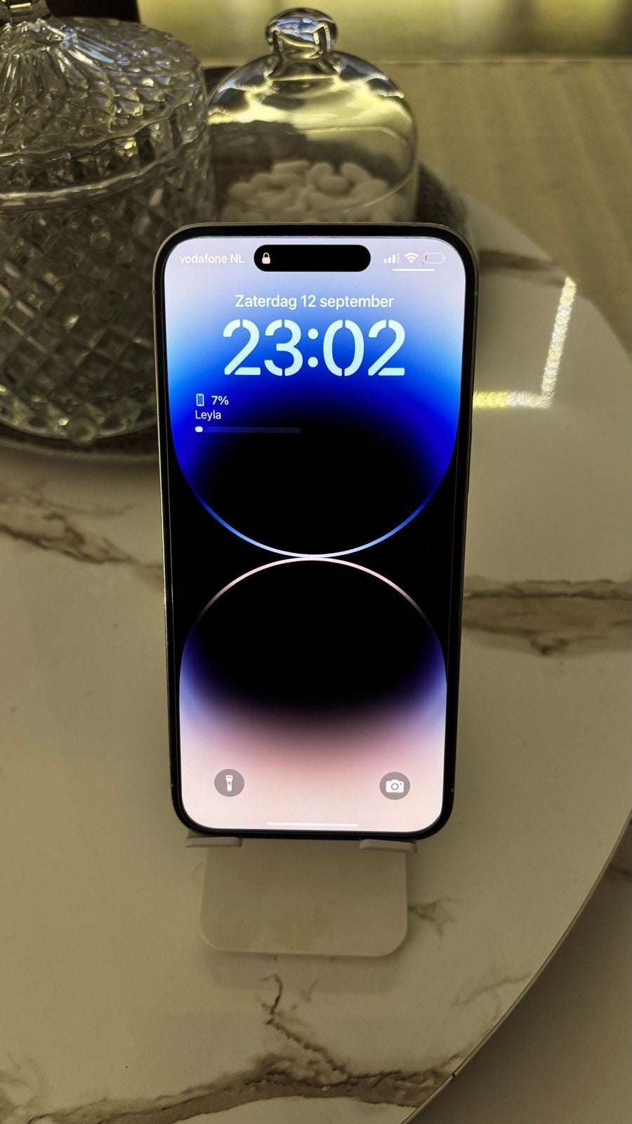 iPhone 14 Pro Max 128GB Wit - Zo goed als nieuw met doos, Ophalen, 128 GB, Wit, Zo goed als nieuw
