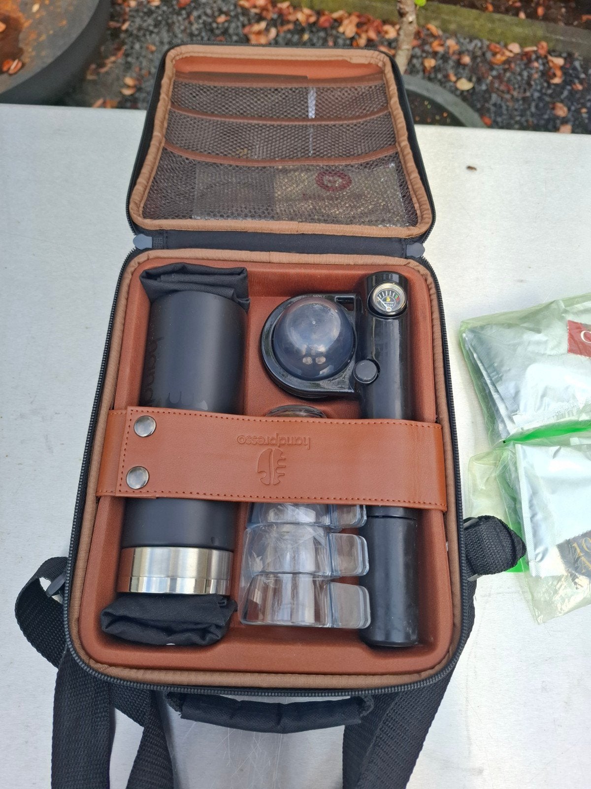 Handpresso Draagbare Espressomachine met Accessoires, Witgoed en Apparatuur, Koffiezetapparaten, Espresso apparaat, Ophalen of Verzenden